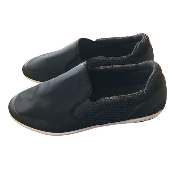 Zara Man Mesh Nylon Slip On Shoe Sz. 40/9.5-10 Black Casual Sneaker School - Picture 1 of 6
